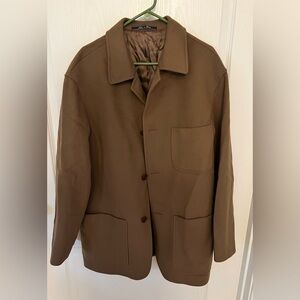 Classic Men's Brown Trench Coat